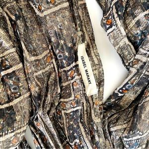 ISABEL MARANT Gold scarf